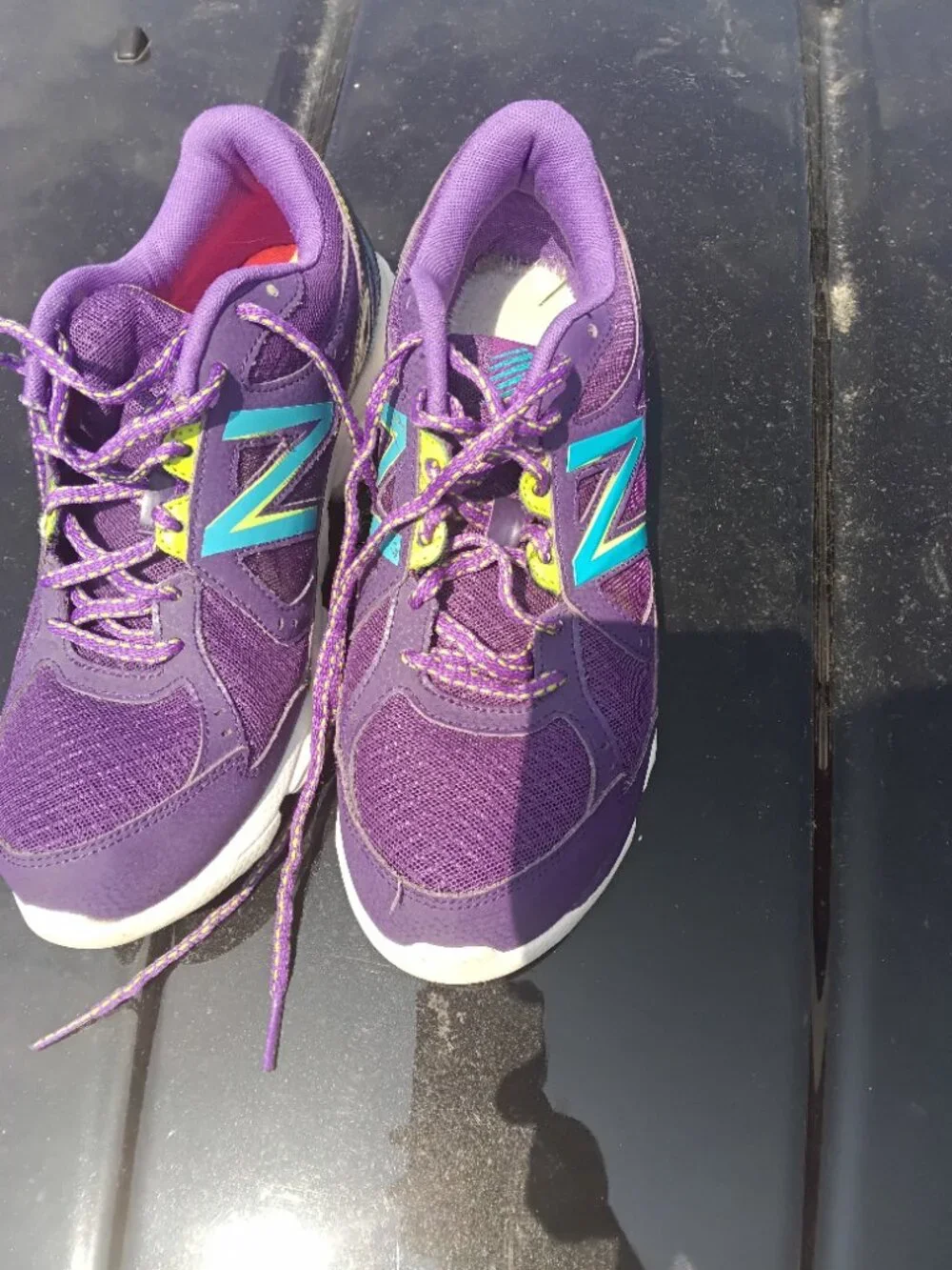 New Balance W750PB3 750v3 Purple/ Blue Running Shoes Women's Sz 9.5